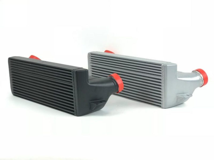 CSF 04-13 BMW 335i/xi (E90/E91/E92/E93) High Performance Stepped Core Bar/Plate Intercooler - Silver - Bull Strap