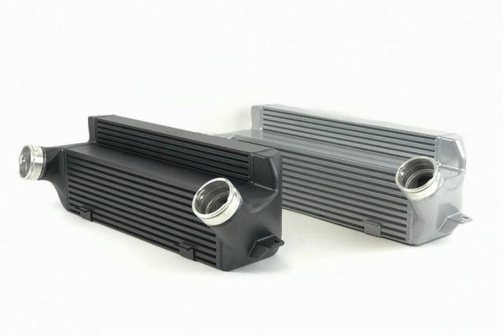 CSF 04-13 BMW 335i/xi (E90/E91/E92/E93) High Performance Stepped Core Bar/Plate Intercooler - Silver - Bull Strap