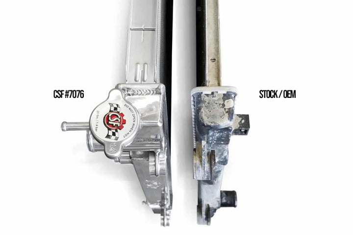 CSF 06-14 Toyota FJ Cruiser 4.0L / 03-09 Toyota 4Runner 4.0L / 2010 Toyota 4Runner 2.7L Radiator - Bull Strap