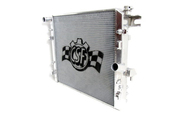 CSF 07-18 Jeep Wrangler (JK) Radiator - Bull Strap