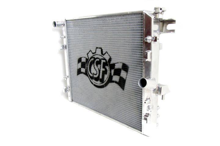 CSF 07-18 Jeep Wrangler (JK) Radiator - Bull Strap