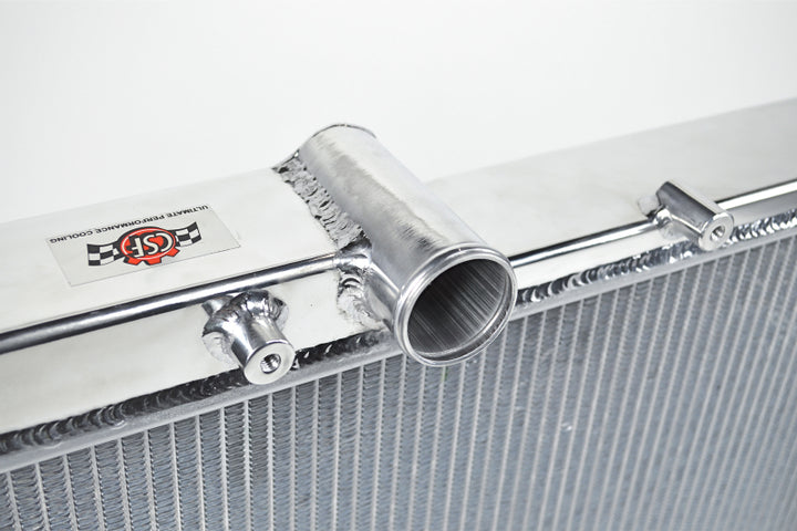 CSF 08-15 Subaru WRX/STI 2-Row Radiator w/Built-In Oil Cooler - Bull Strap
