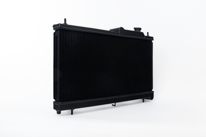 CSF 08-21 Subaru WRX/STI 2-Row 42mm Race-Spec All Aluminum Radiator - Black - Bull Strap