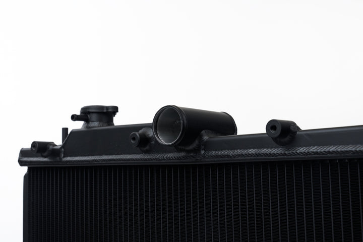 CSF 08-21 Subaru WRX/STI 2-Row 42mm Race-Spec All Aluminum Radiator - Black - Bull Strap