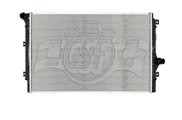 CSF 11-18 VW Jetta/GLI 1.8L Turbo 12-19 Passat 1.8L Radiator - Bull Strap