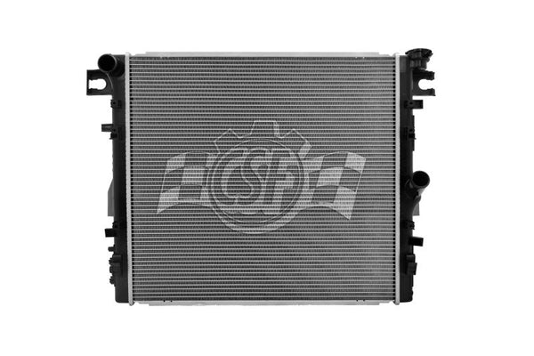 CSF 12-18 Jeep Wrangler 3.6L OEM Plastic Radiator - Bull Strap