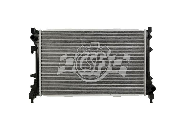 CSF 12-19 Fiat 500 1.4L OEM Plastic Radiator - Bull Strap