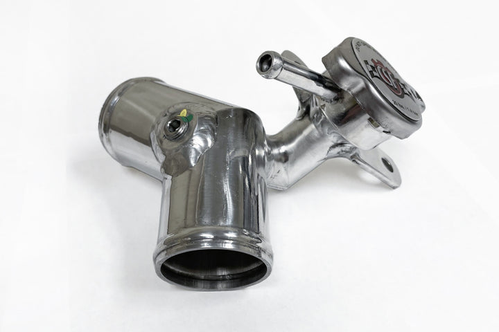 CSF 13+ BRZ / 13-20 Toyota 86 / 22+ GR86 Aluminum Filler Neck w/ High Pressure Radiator Cap - Bull Strap