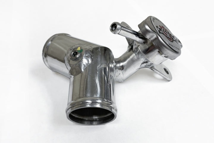 CSF 13+ BRZ / 13-20 Toyota 86 / 22+ GR86 Aluminum Filler Neck w/ High Pressure Radiator Cap - Bull Strap