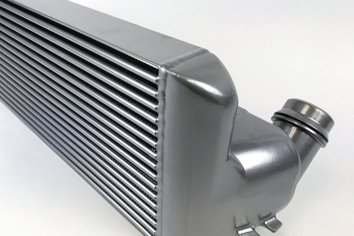 CSF 15-18 BMW M2 (F30/F32/F22/F87) N55 High Performance Stepped Core Bar/Plate Intercooler - Silver - Bull Strap