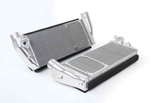 CSF 16-19 Ferrari 488 GTB/Spider 19-20 Pista High Performance Intercooler System - Raw - Bull Strap