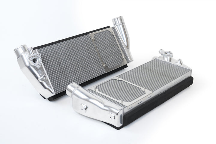 CSF 16-19 Ferrari 488 GTB/Spider 19-20 Pista High Performance Intercooler System - Raw - Bull Strap