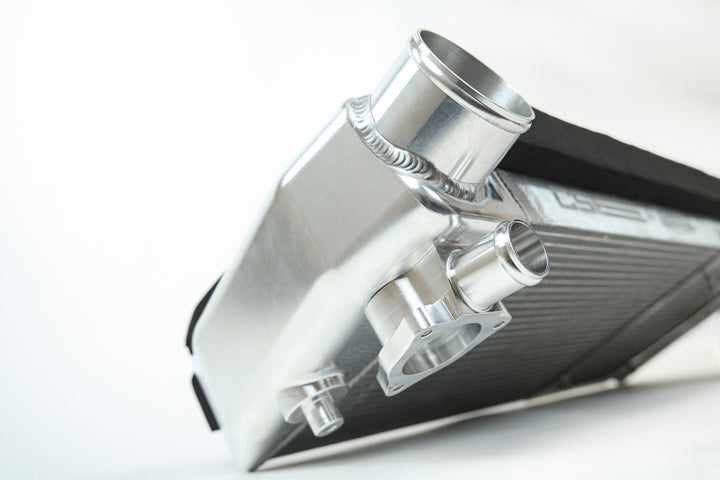 CSF 16-19 Ferrari 488 GTB/Spider 19-20 Pista High Performance Intercooler System - Raw - Bull Strap