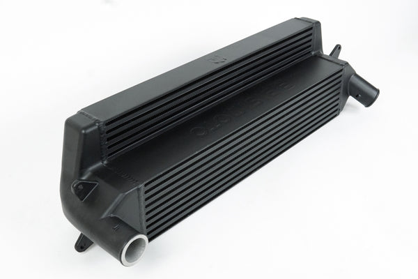 CSF 19-20 Hyundai Veloster N / 17-20 Hyundai i30 N MT Stepped Core Intercooler - Black - Bull Strap