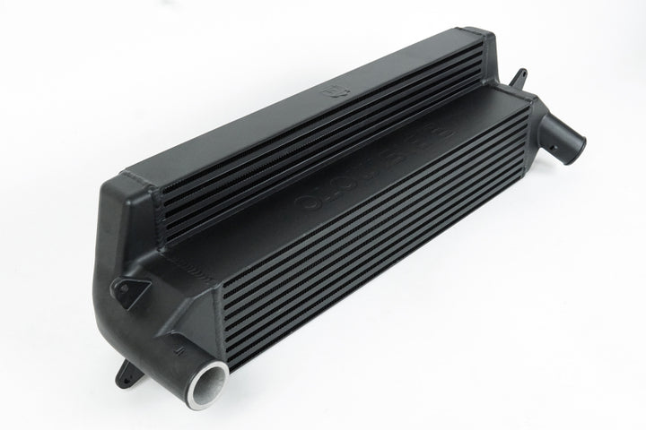 CSF 19-20 Hyundai Veloster N / 17-20 Hyundai i30 N MT Stepped Core Intercooler - Black - Bull Strap