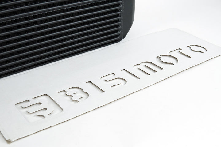 CSF 19-20 Hyundai Veloster N / 17-20 Hyundai i30 N MT Stepped Core Intercooler - Black - Bull Strap