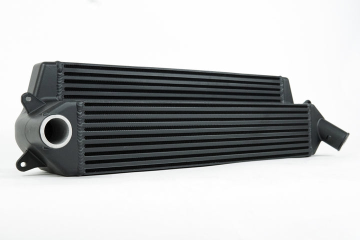CSF 19-20 Hyundai Veloster N / 17-20 Hyundai i30 N MT Stepped Core Intercooler - Black - Bull Strap