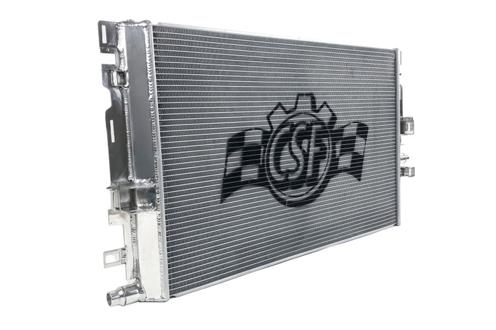 CSF 2015+ Mercedes Benz C63 AMG (W205) Front Mount Heat Exchanger w/Rock Guard - Bull Strap