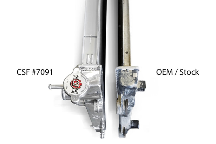 CSF 2016+ 3.5L and 2.7L 05-15 4.0L and 2.7L Toyota Tacoma Radiator - Bull Strap