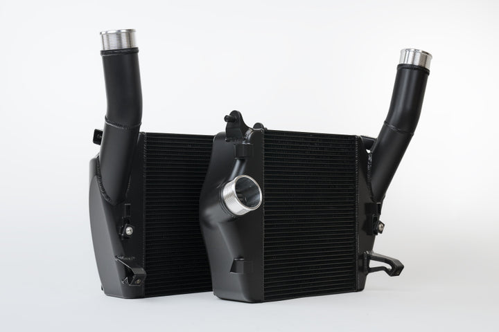 CSF 2019+ Lamborghini Urus / 2020+ Audi RS Q8 / SQ8 / SQ7 High Performance Intercooler System- Black - Bull Strap