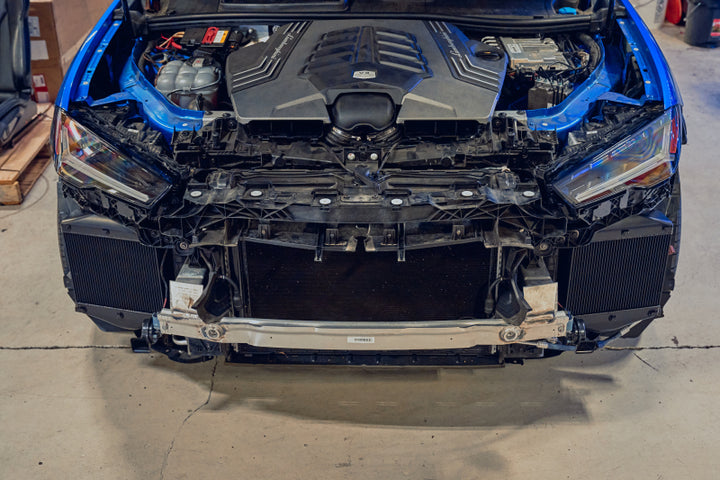 CSF 2019+ Lamborghini Urus / 2020+ Audi RS Q8 / SQ8 / SQ7 High Performance Intercooler System- Black - Bull Strap