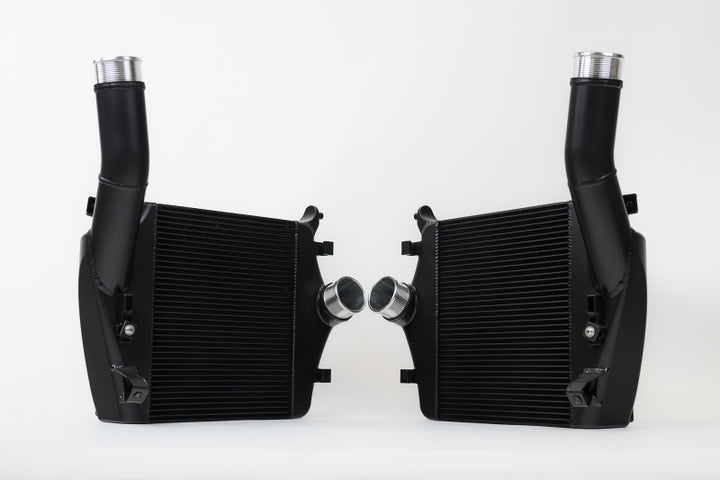 CSF 2019+ Lamborghini Urus / 2020+ Audi RS Q8 / SQ8 / SQ7 High Performance Intercooler System- Black - Bull Strap