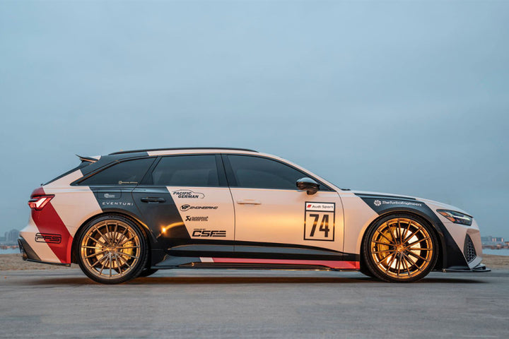 CSF 2020+ Audi C8 RS6/RS7 High-Performance Intercooler System - Black - Bull Strap