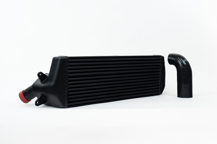CSF 2020+ Hyundai Veloster N / 2021+ Hyundai i30N DCT High Perf. Stepped Core Intercooler - Black - Bull Strap