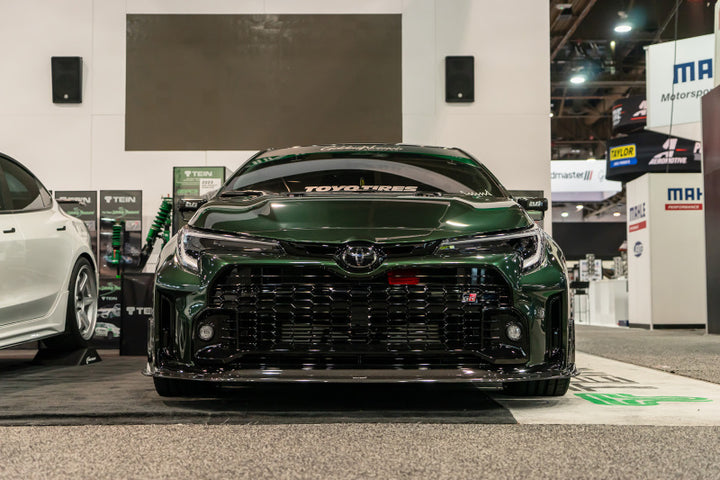 CSF 2023+ Toyota GR Corolla/2020+ GR Yaris High Performance Stepped Core Intercooler System - Silve - Bull Strap