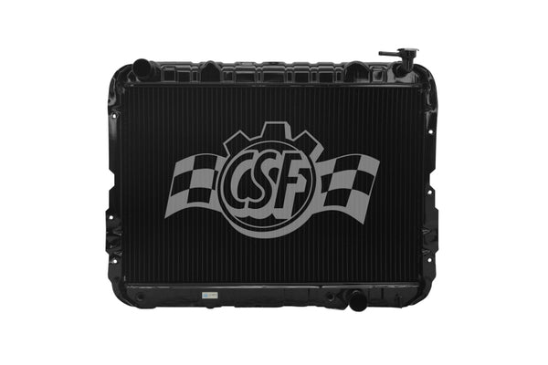 CSF 81-87 Toyota Landcruiser 4.2L A/T 4 Row All Metal Radiator - Bull Strap