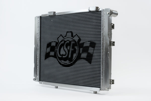 CSF 84-88 Mercedes-Benz W201 190E 2.3L - 16 w/ A/C High Performance Aluminum Radiator - Bull Strap