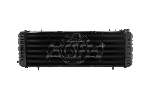 CSF 91-01 Jeep Cherokee 4.0L (LHD Only) Heavy Duty 3 Row All Metal Radiator - Bull Strap