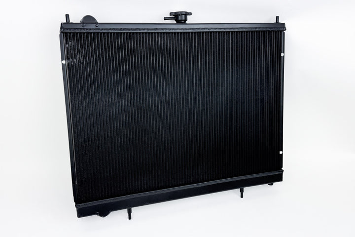 CSF 99-02 Nissan GT-R / GT R34 High-Performance All-Aluminum Radiator - Black - Bull Strap