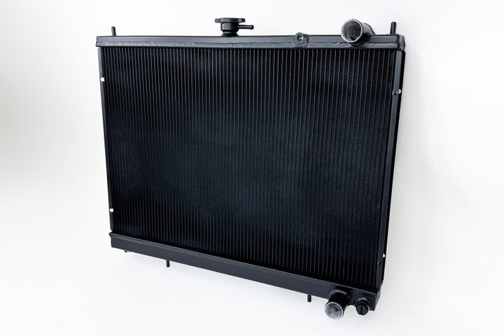 CSF 99-02 Nissan GT-R / GT R34 High-Performance All-Aluminum Radiator - Black - Bull Strap