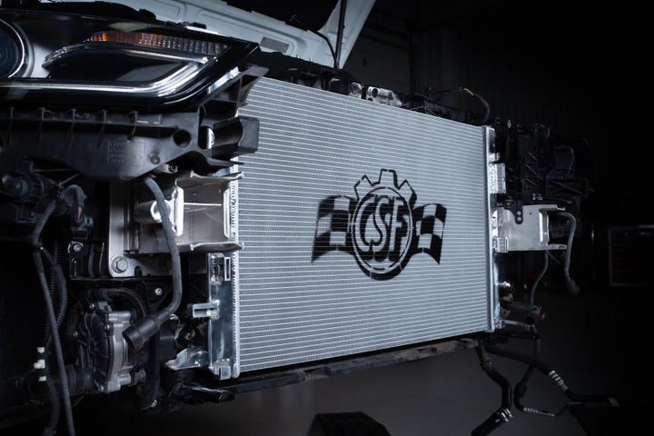 CSF Audi B8 S4 & S5 High Performance All-Aluminum Radiator - Bull Strap