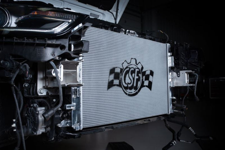 CSF Audi B8 S4 & S5 High Performance All-Aluminum Radiator - Bull Strap