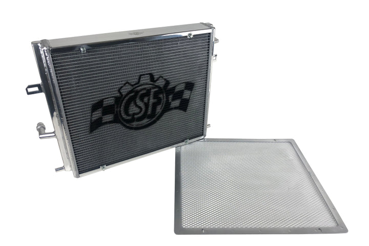 CSF BMW B58/B48 Front Mount Triple-Pass Heat Exchanger w/Rock Guard - Bull Strap