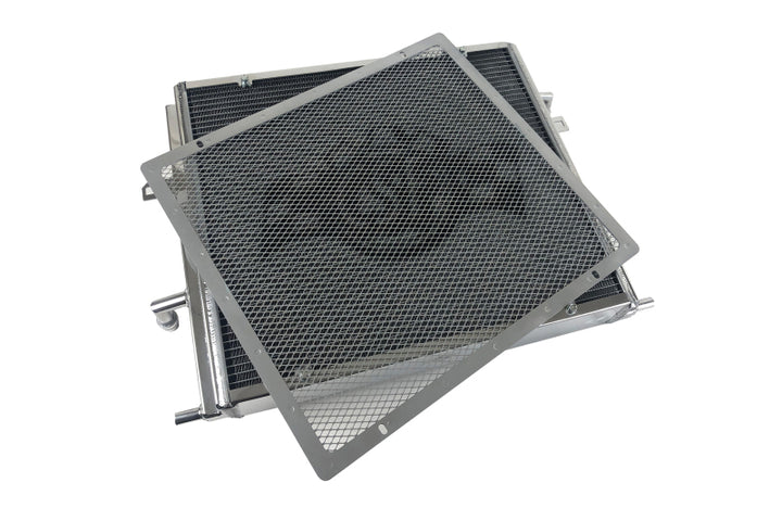 CSF BMW B58/B48 Front Mount Triple-Pass Heat Exchanger w/Rock Guard - Bull Strap
