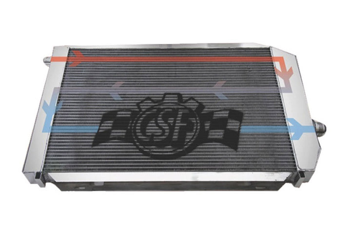 CSF BMW B58/B48 Front Mount Triple-Pass Heat Exchanger w/Rock Guard - Bull Strap