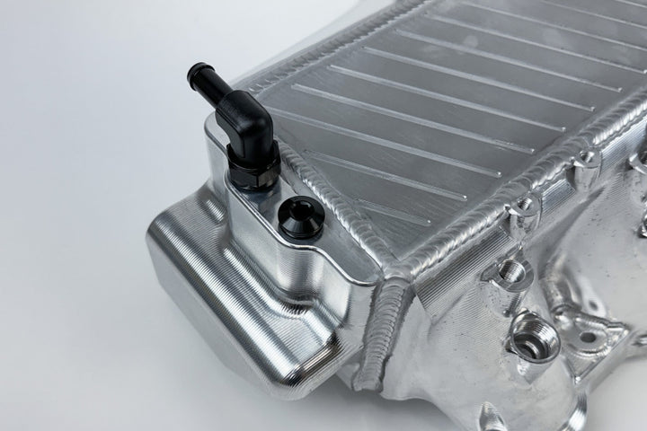 CSF BMW Gen 1 B58 Charge-Air-Cooler Manifold - Machined Billet Aluminum - Bull Strap