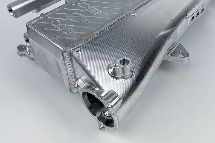 CSF BMW Gen 1 B58 Charge-Air-Cooler Manifold - Machined Billet Aluminum - Bull Strap