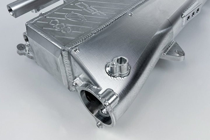 CSF BMW Gen 1 B58 Charge-Air-Cooler Manifold - Machined Billet Aluminum - Bull Strap