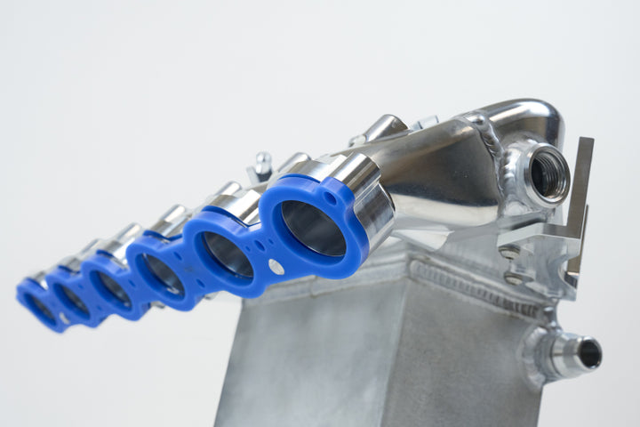 CSF BMW M2/M3/M4 S58 Comp & Non-Comp (G8X) Charge-Air Cooler Manifold - Raw Billet - Bull Strap