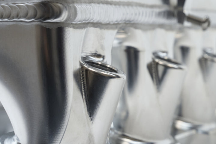 CSF BMW M2/M3/M4 S58 Comp & Non-Comp (G8X) Charge-Air Cooler Manifold - Raw Billet - Bull Strap