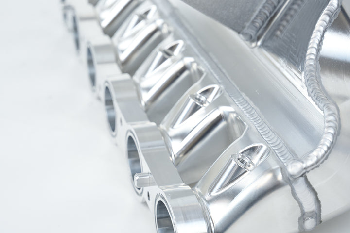 CSF BMW M2/M3/M4 S58 Comp & Non-Comp (G8X) Charge-Air Cooler Manifold - Raw Billet - Bull Strap