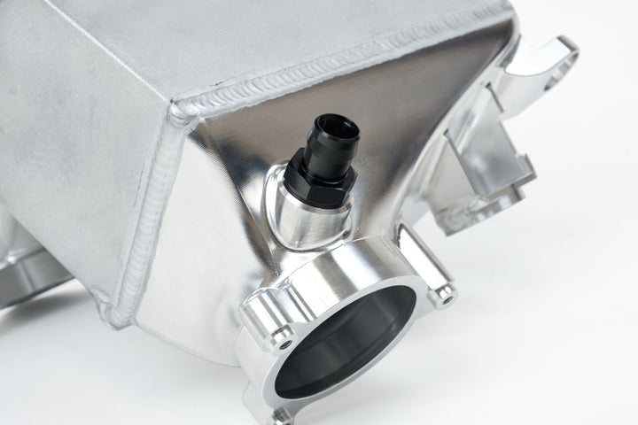 CSF BMW M2/M3/M4 S58 Comp & Non-Comp (G8X) Charge-Air Cooler Manifold - Raw Billet - Bull Strap