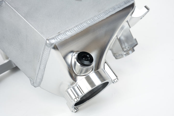 CSF BMW M2/M3/M4 S58 Comp & Non-Comp (G8X) Charge-Air Cooler Manifold - Raw Billet - Bull Strap