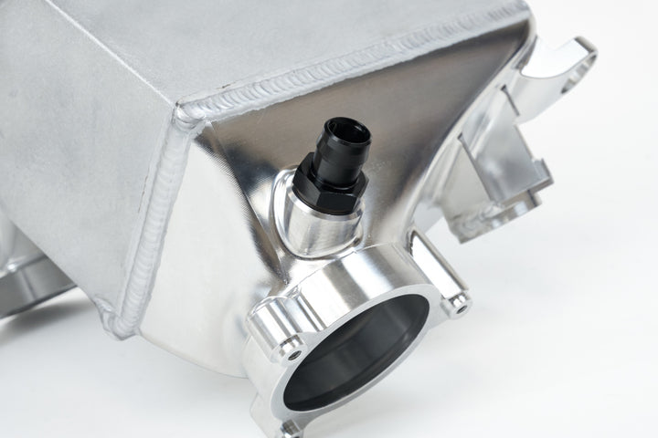 CSF BMW M2/M3/M4 S58 Comp & Non-Comp (G8X) Charge-Air Cooler Manifold - Raw Billet - Bull Strap