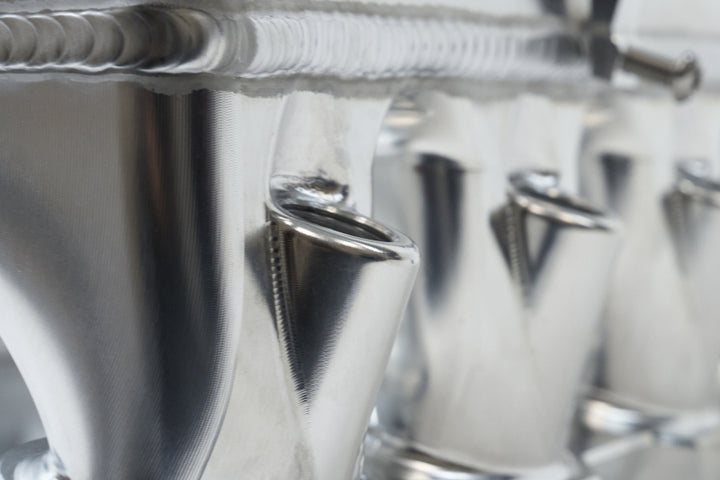 CSF BMW M2/M3/M4 S58 Comp & Non-Comp (G8X) Charge-Air Cooler Manifold - Raw Billet - Bull Strap