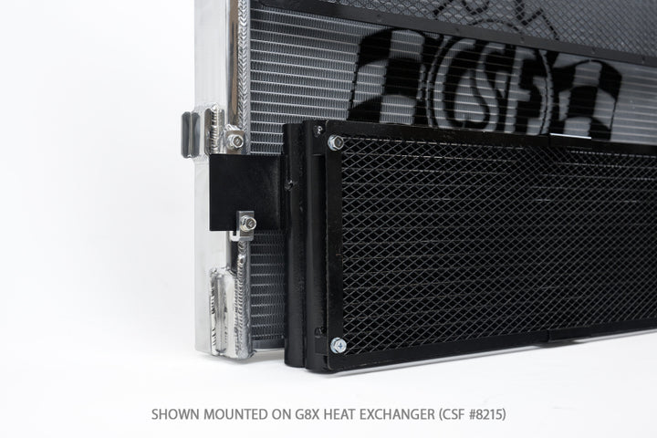 CSF BMW M3/M4 (G8X) Transmission Oil Cooler w/ Rock Guard - Bull Strap